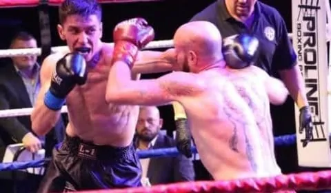 Two Fighters engaging in a fight at fightersFight arena