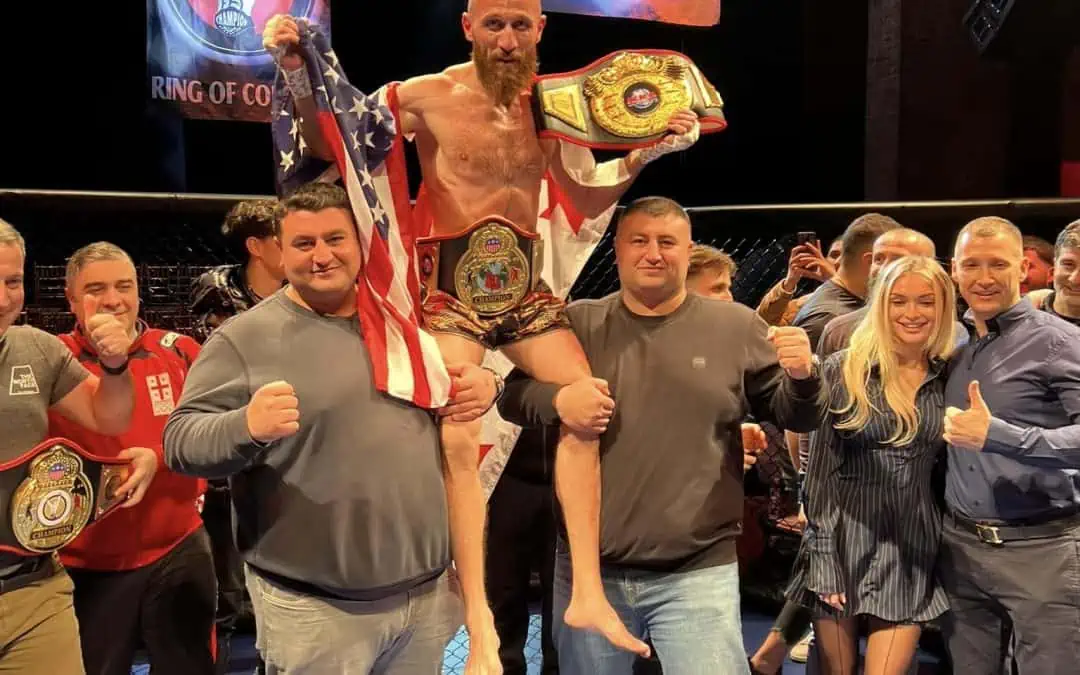 The Championship Title Winner Lions Fight Brooklyn fighter Irakli Ghvinjilia