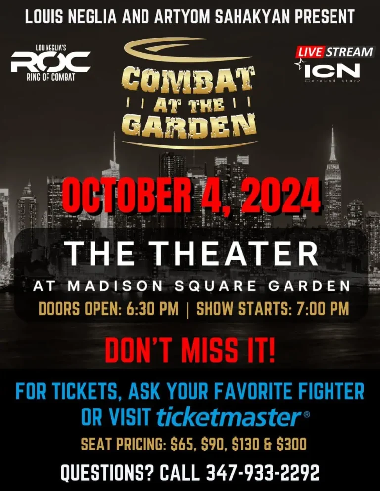 Combat at The Garden: Watch Lions Fight Fighters Live