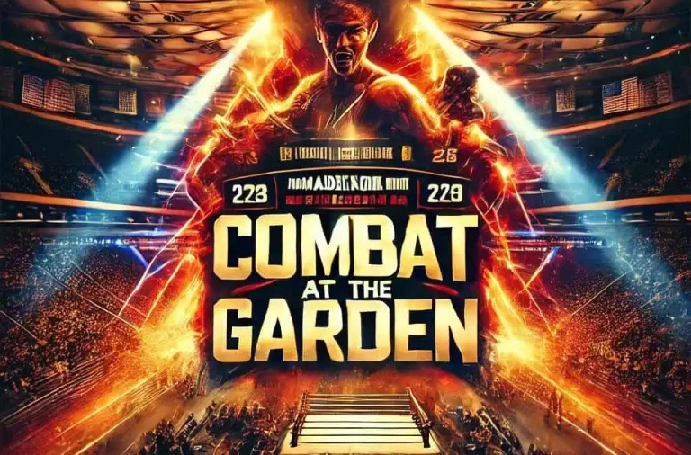Fight Card Announcement for Combat at the Garden