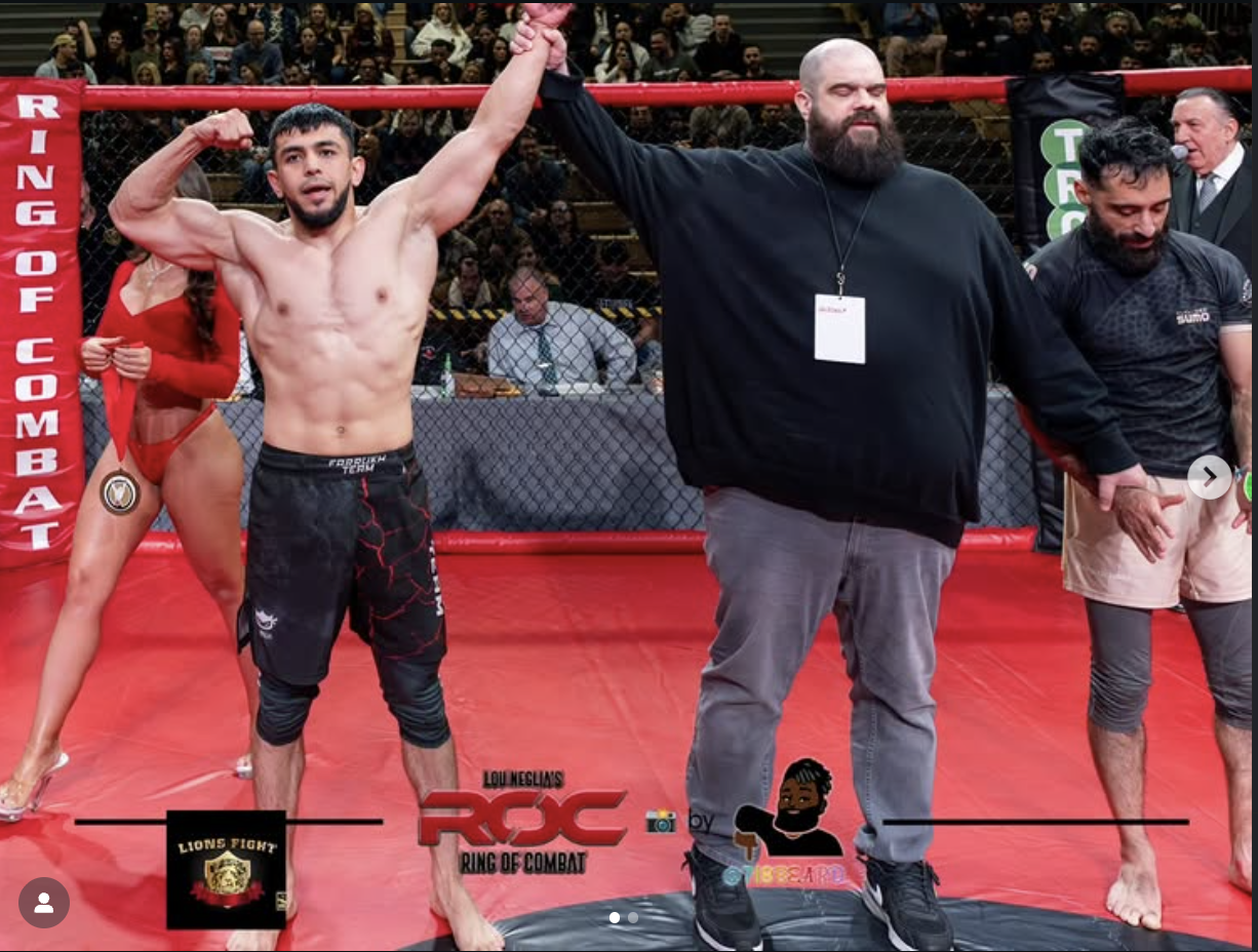 Farrukh “Fara” Sadullaev Dominates at Ring of Combat 88 — A Champion in the Cage and in the Gym