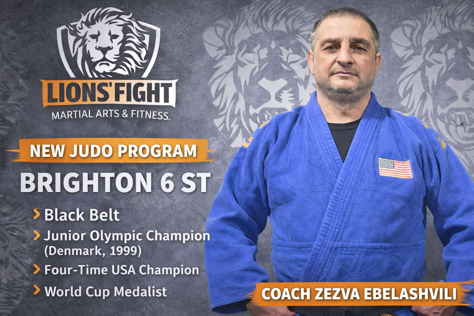 ZEZVA_EBELASHVILI_Kids, teens, and adults training judo at Lions Fight Brighton 6 St in Brooklyn